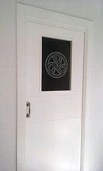 Puerta Lisa Modelo C4-1 Vidrio